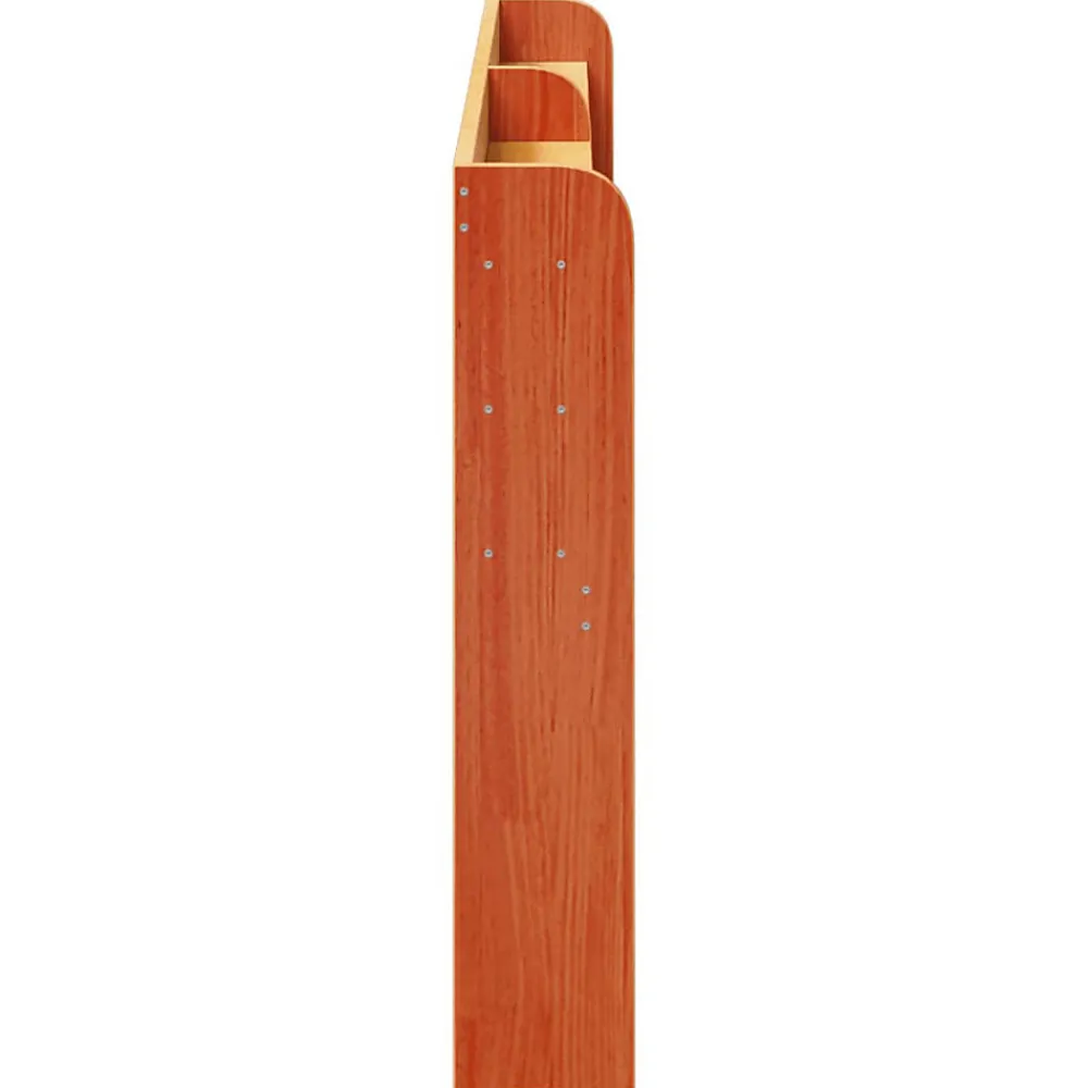 Tête de lit avec étagères marron cire 200 cm bois massif de pin>Vidaxl New