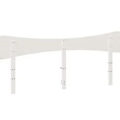 Tête de lit blanc 200 cm bois massif de pin><noscript><img width=