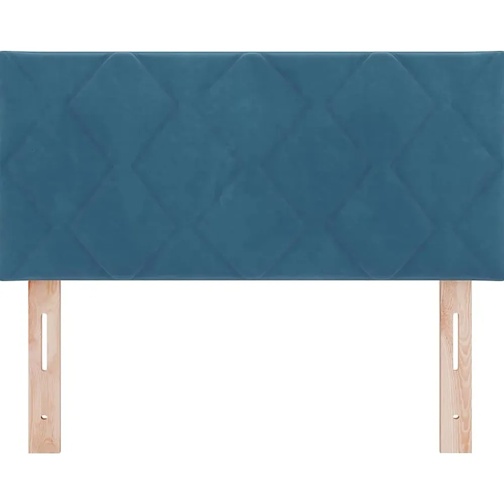 Vidaxl Tête de lit Bleu foncé 90 cm Velours* Tête De Lit