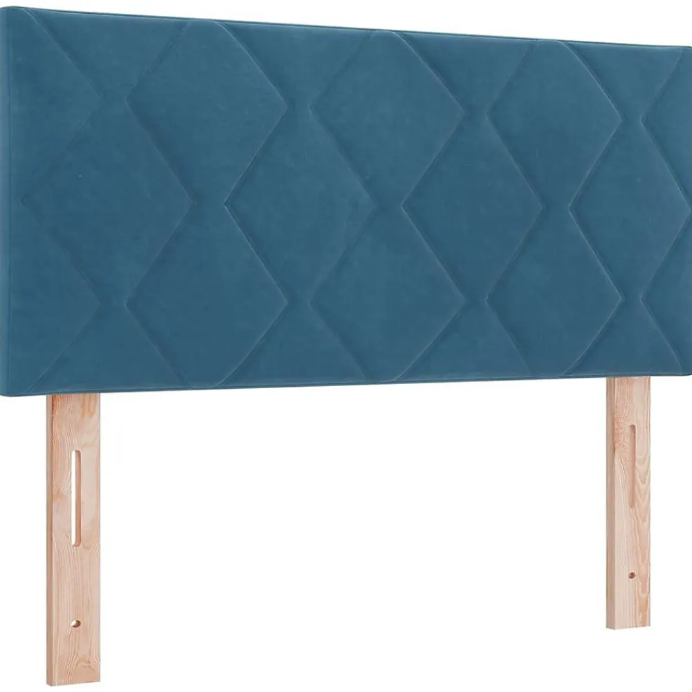 Vidaxl Tête de lit Bleu foncé 90 cm Velours* Tête De Lit