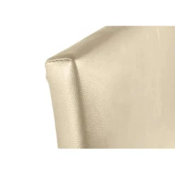 Tête de lit Cala en similicuir beige 90><noscript><img width=