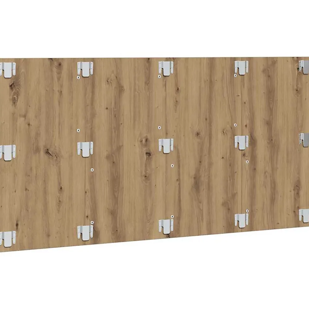 Vidaxl Tête de lit chêne artisanal 160x1,5x80 cm bois d'ingénierie* Tête De Lit