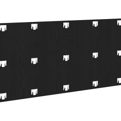 Tête de lit Chêne noir 160 x 1,5 x 80,5 cm Bois d'ingénierie><noscript><img width=