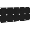 Vidaxl Tête de lit Chêne noir 160 x 1,5 x 80,5 cm Bois d'ingénierie* Tête De Lit