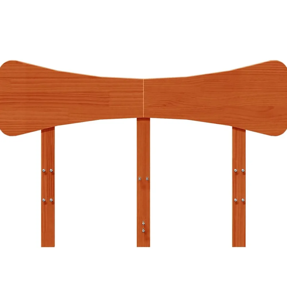 Vidaxl Tête de lit cire marron 120 cm bois massif de pin* Tête De Lit