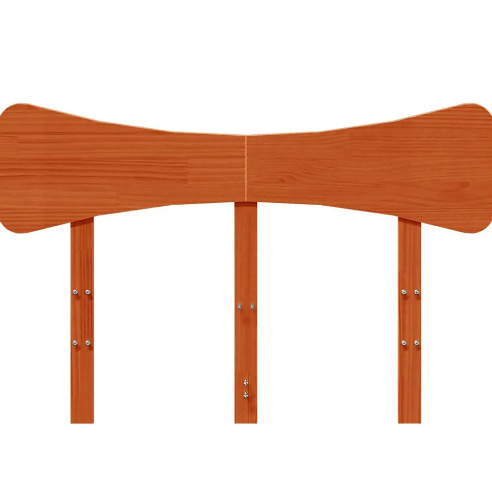 Tête de lit cire marron 135 cm bois massif de pin>Vidaxl Outlet