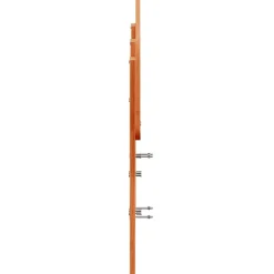 Tête de lit cire marron 135 cm bois massif de pin><noscript><img width=