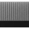 Tête de lit coutures verticales - 170 cm - Tissu - Gris- SARAH>Vente-unique Sale