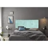 Tête de lit Dalia en tissu Nid Bleu clair 100>Eccox Online