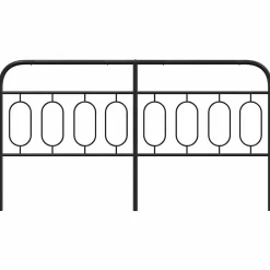 Vidaxl Tête de lit de remplacement métal noir 183 cm* Tête De Lit
