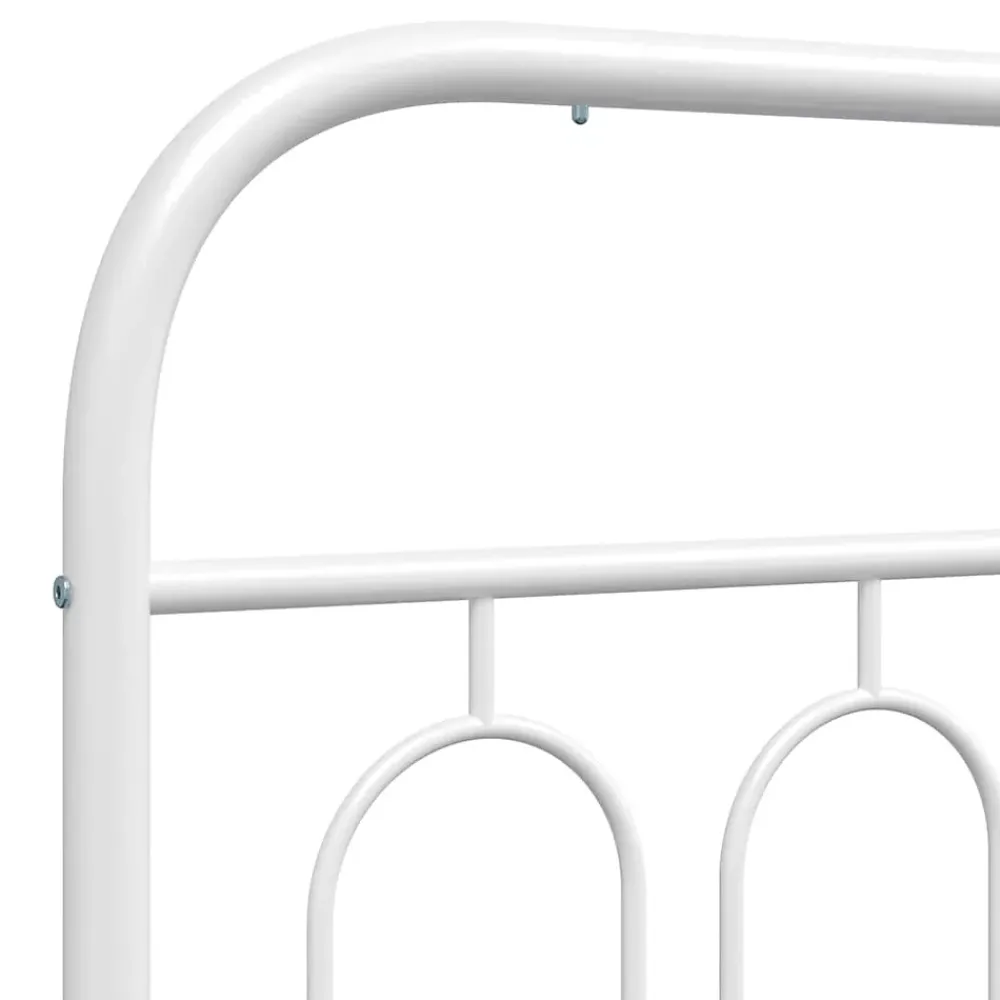 Vidaxl Tête de lit de remplacement métal blanc 100 cm* Tête De Lit