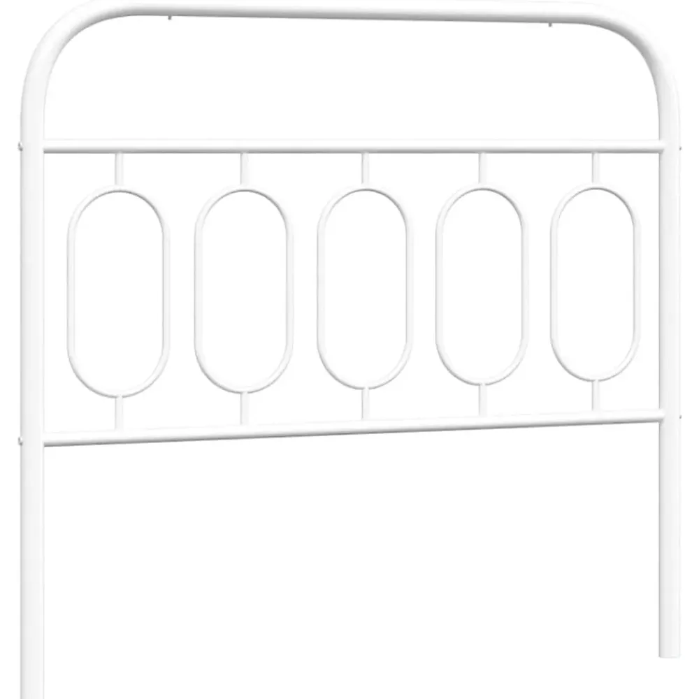 Vidaxl Tête de lit de remplacement métal blanc 100 cm* Tête De Lit