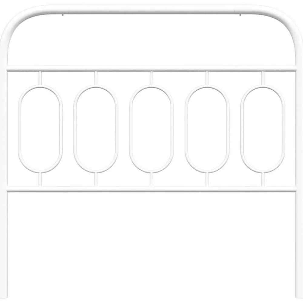 Vidaxl Tête de lit de remplacement métal blanc 100 cm* Tête De Lit