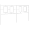 Tête de lit de remplacement métal blanc 150 cm>Vidaxl Outlet