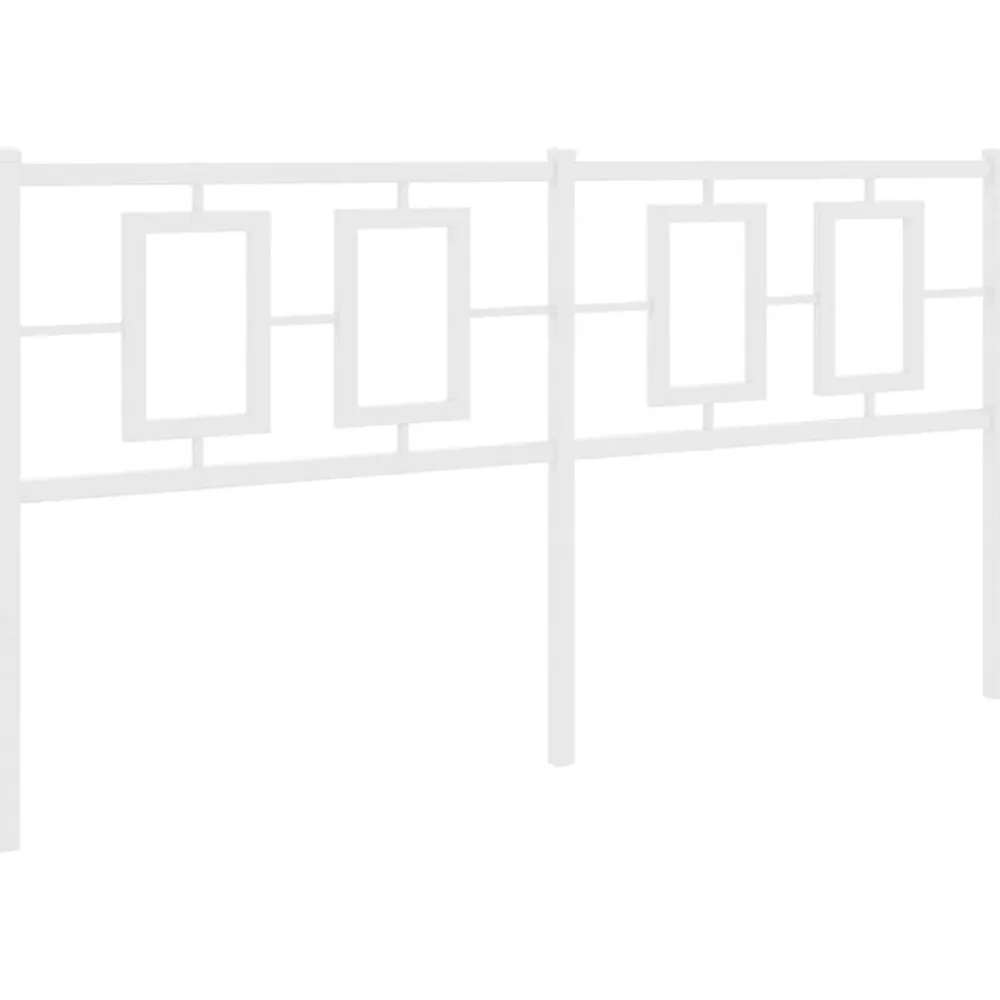 Tête de lit de remplacement métal blanc 150 cm>Vidaxl Outlet