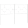 Tête de lit de remplacement métal blanc 135 cm>Vidaxl Discount