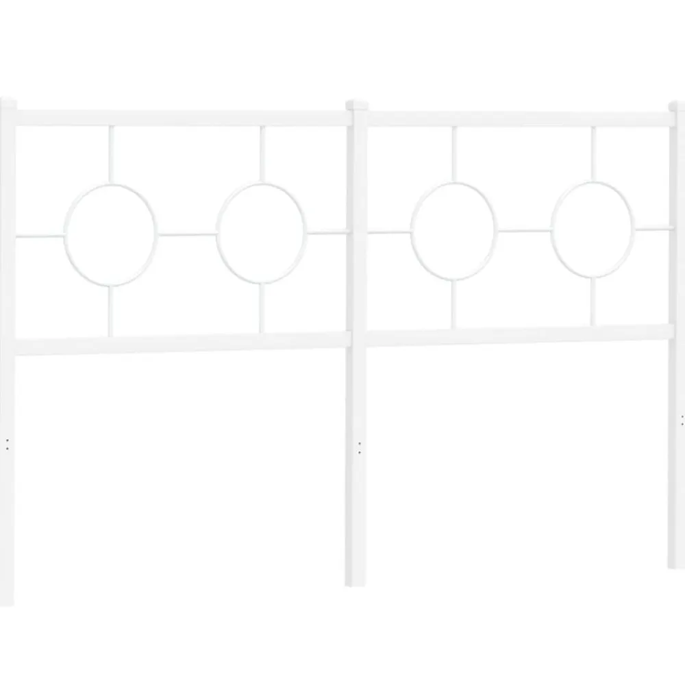 Tête de lit de remplacement métal blanc 135 cm>Vidaxl Discount