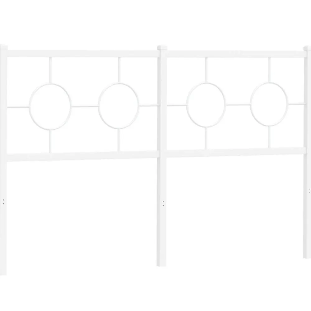 Tête de lit de remplacement métal blanc 135 cm>Vidaxl Discount