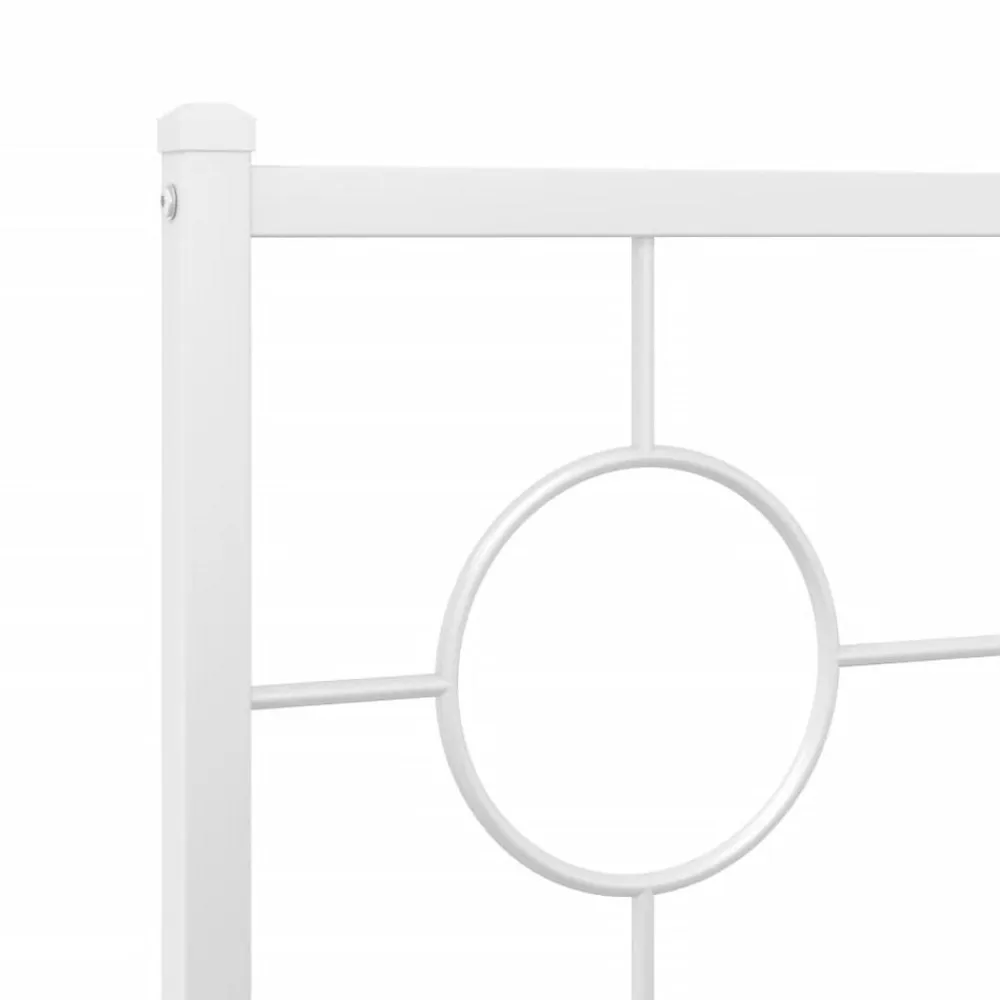 Tête de lit de remplacement métal blanc 135 cm>Vidaxl Discount