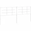Vidaxl Tête de lit de remplacement métal blanc 193 cm* Tête De Lit