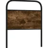 Tête de lit de remplacement chêne fumé 80 cm acier et bois d'ingénierie>Vidaxl
