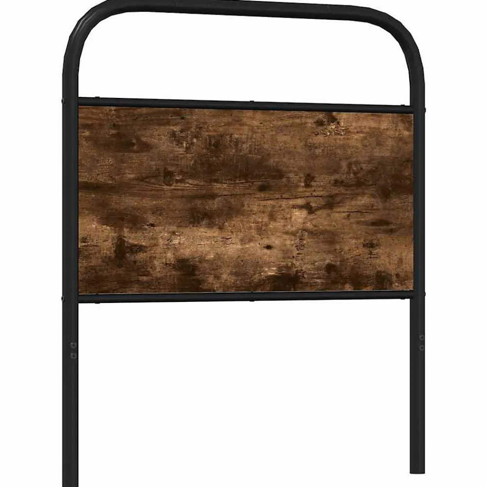 Tête de lit de remplacement chêne fumé 80 cm acier et bois d'ingénierie>Vidaxl