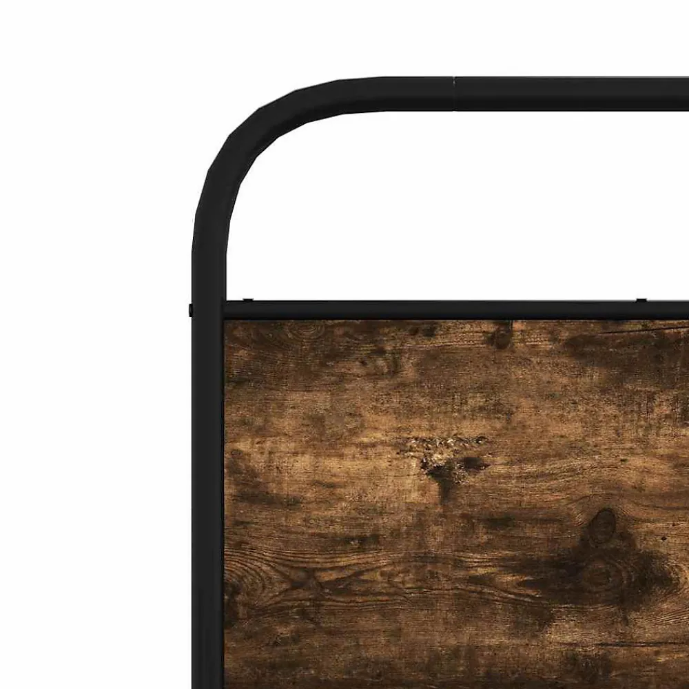 Tête de lit de remplacement chêne fumé 80 cm acier et bois d'ingénierie>Vidaxl