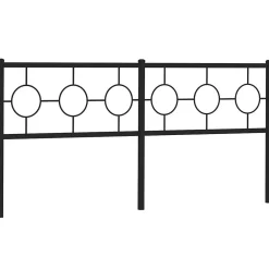 Tête de lit de remplacement métal noir 180 cm>Vidaxl Clearance