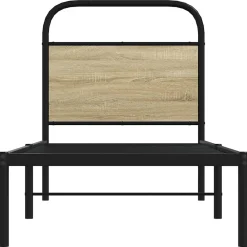 Tête de lit de remplacement chêne sonoma 75 cm acier et bois d'ingénierie><noscript><img width=