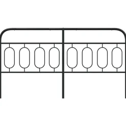 Tête de lit de remplacement métal noir 193 cm><noscript><img width=