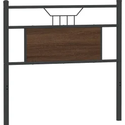 Tête de lit de remplacement chêne marron 80 cm bois d'ingénierie et acier><noscript><img width=