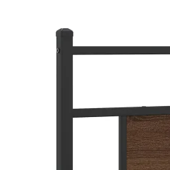 Tête de lit de remplacement chêne marron 80 cm bois d'ingénierie et acier><noscript><img width=
