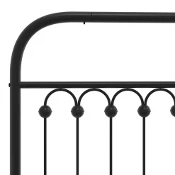 Tête de lit de remplacement métal noir 180 cm><noscript><img width=