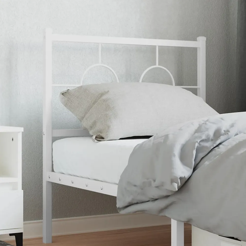 Tête de lit de remplacement métal blanc 80 cm>Vidaxl Discount