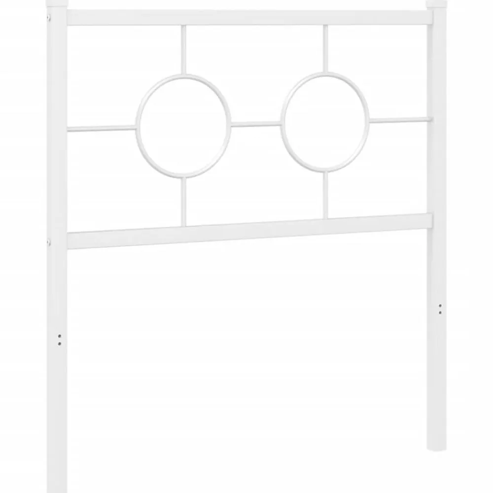 Tête de lit de remplacement métal blanc 80 cm>Vidaxl Discount