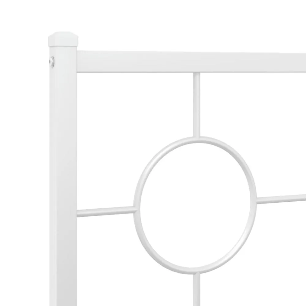 Tête de lit de remplacement métal blanc 80 cm>Vidaxl Discount