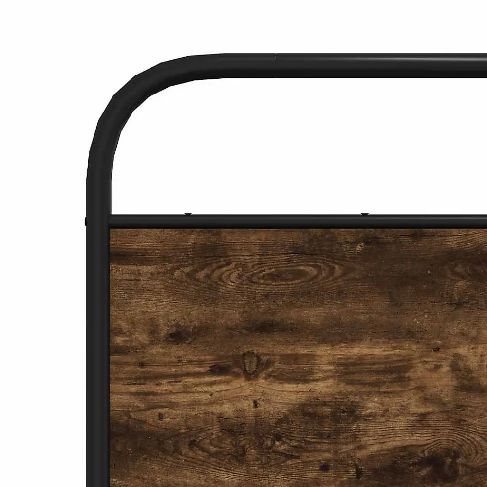 Tête de lit de remplacement chêne fumé 135 cm acier et bois d'ingénierie>Vidaxl Outlet