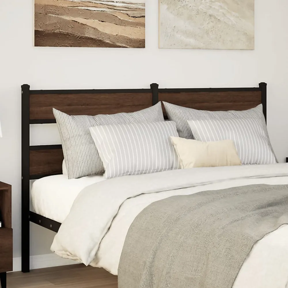 Tête de lit de remplacement chêne marron 135 cm acier et bois d'ingénierie>Vidaxl Sale