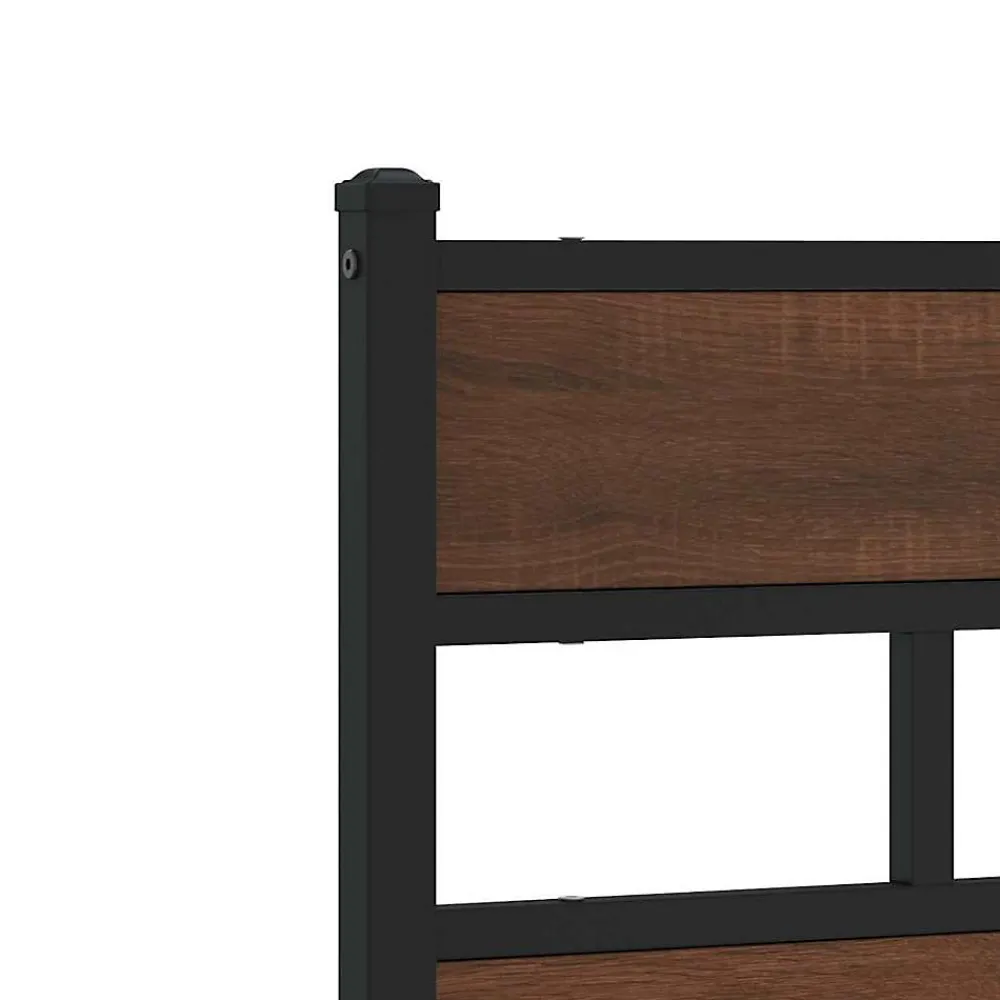Tête de lit de remplacement chêne marron 135 cm acier et bois d'ingénierie>Vidaxl Sale