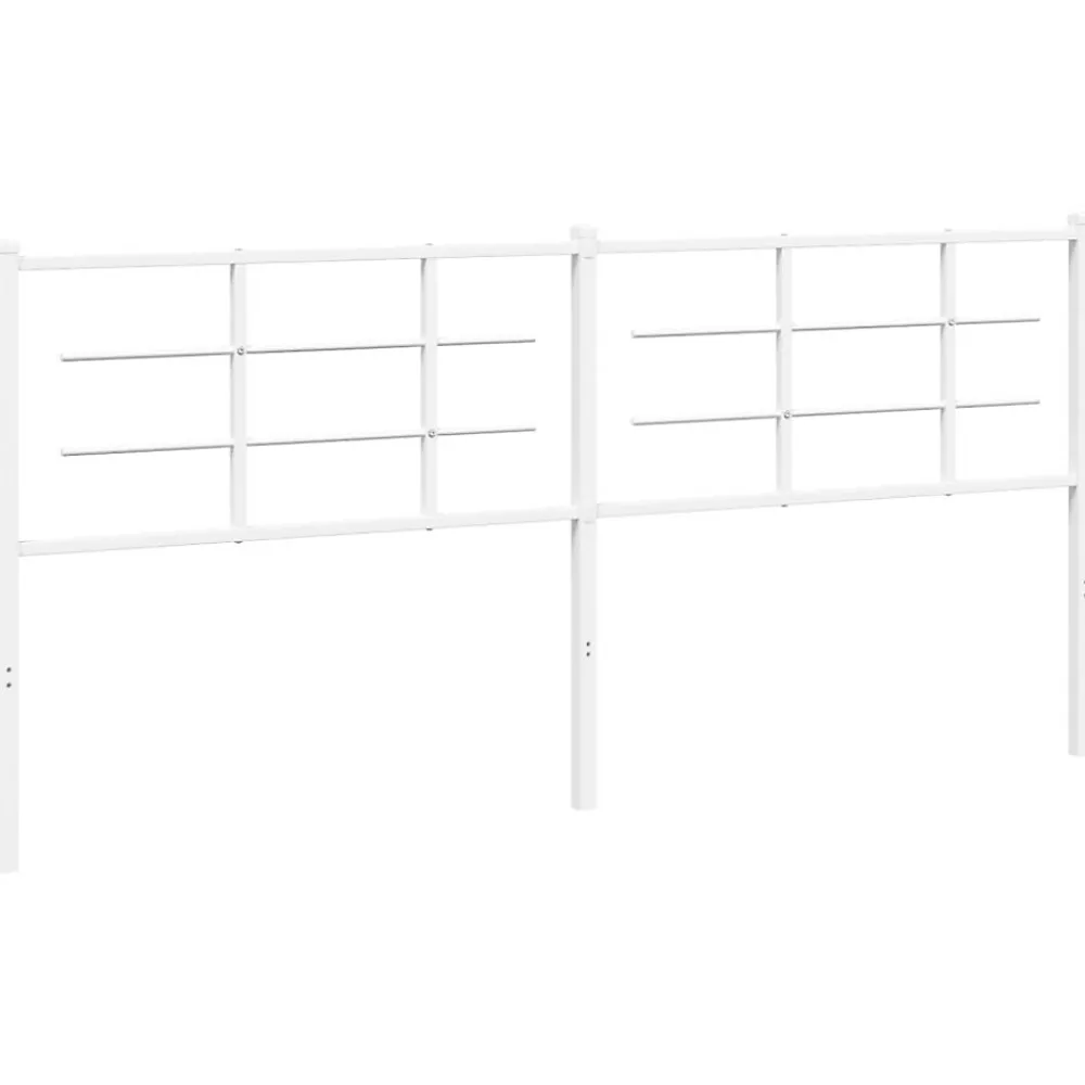 Tête de lit de remplacement métal blanc 200 cm>Vidaxl Discount