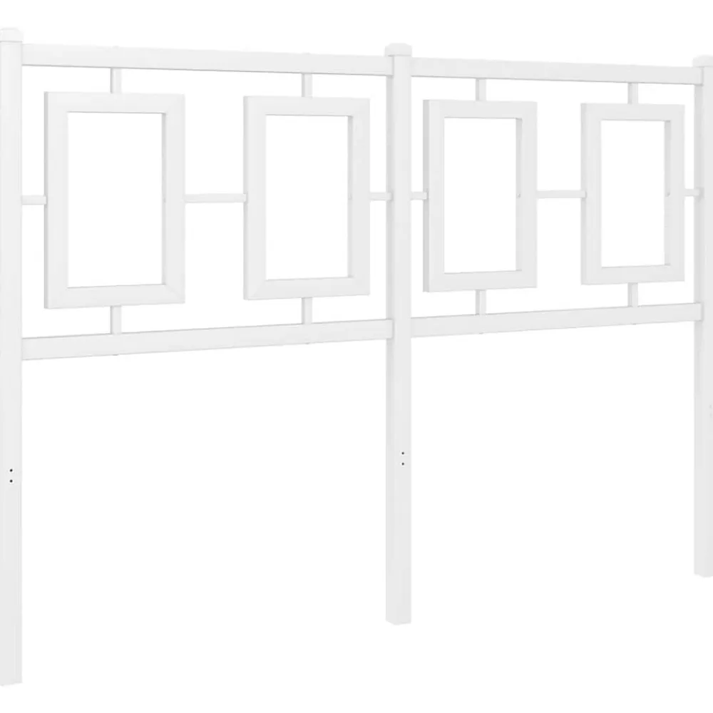 Tête de lit de remplacement métal blanc 120 cm>Vidaxl