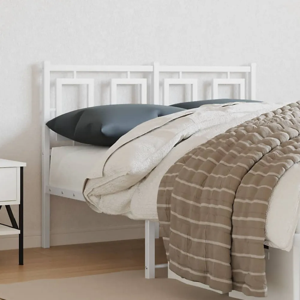 Tête de lit de remplacement métal blanc 120 cm>Vidaxl