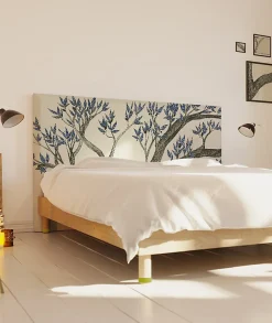 Bellecour Tête de lit déhoussable Arbre Bleu 140x110 cm* Tête De Lit