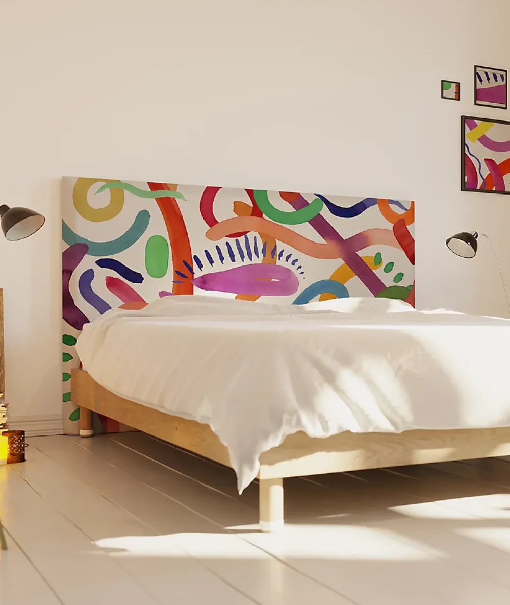 Bellecour Tête de lit déhoussable Floating Colors 160x110 cm* Tête De Lit