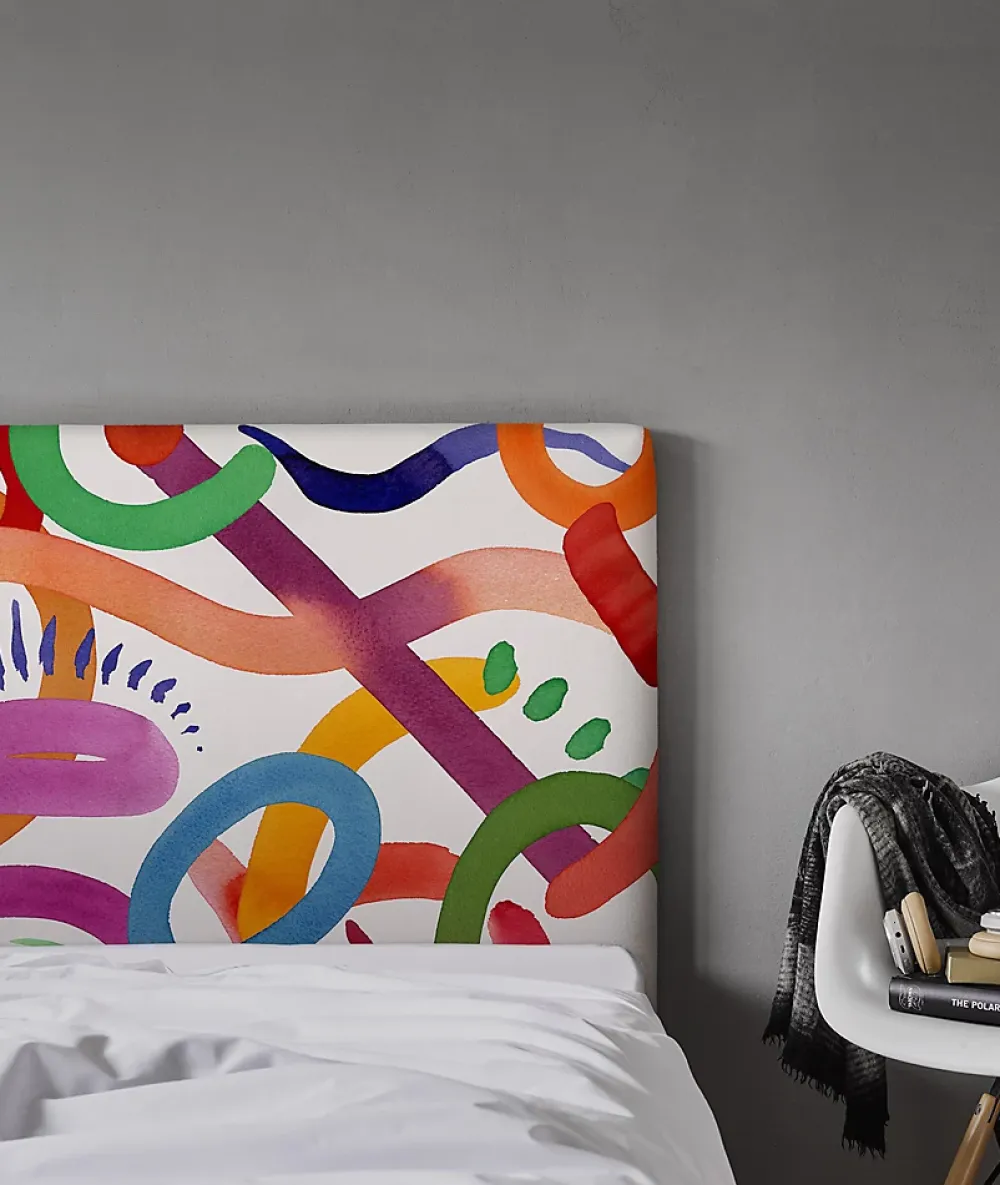 Bellecour Tête de lit déhoussable Floating Colors 160x110 cm* Tête De Lit