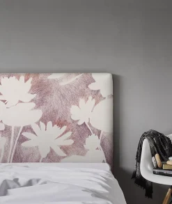 Bellecour Tête de lit déhoussable Haku 140x110 cm Coloris Rose pâle* Pied De Lit