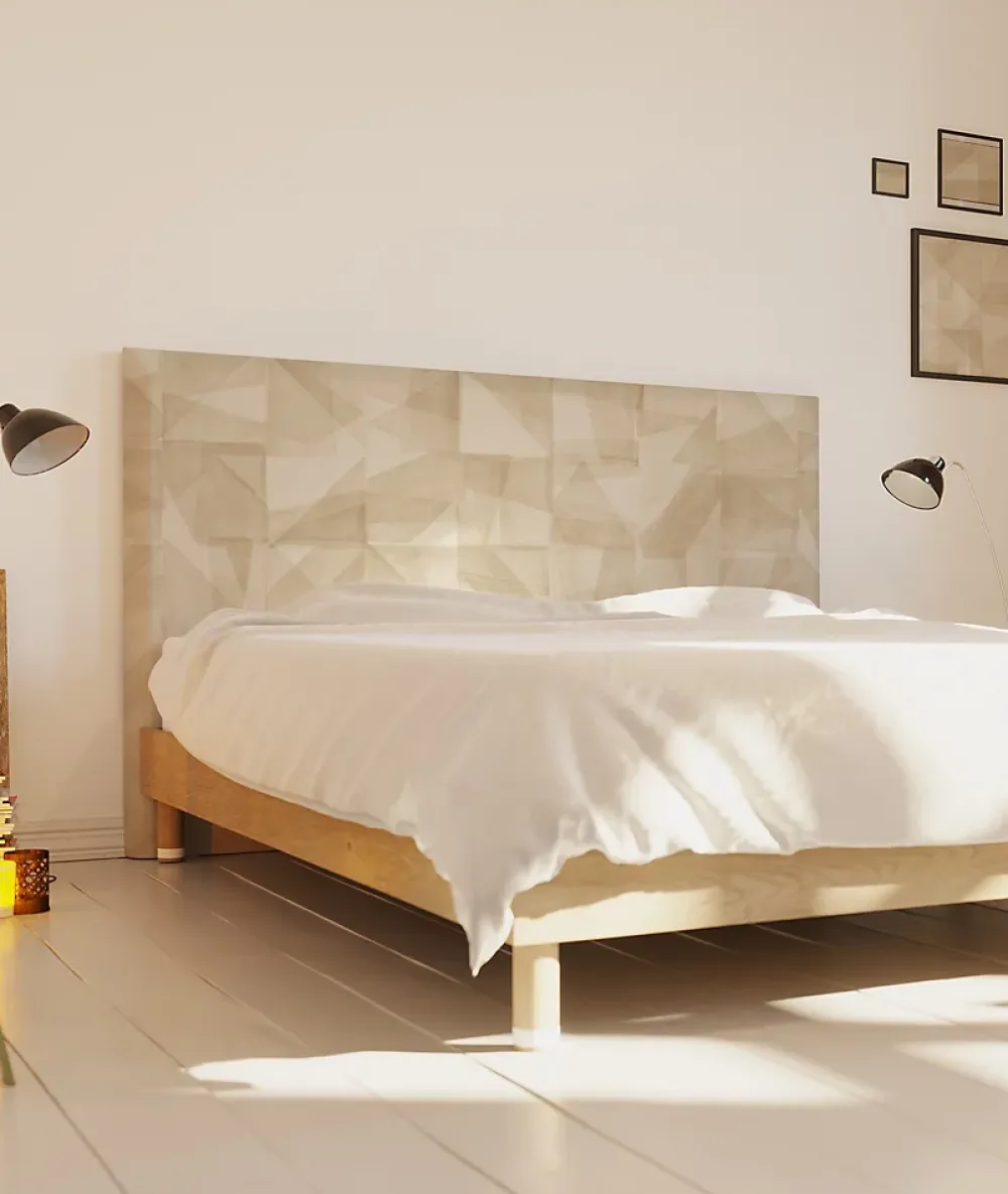 Bellecour Tête de lit déhoussable Mona 160x110 cm Coloris Beige* Tête De Lit