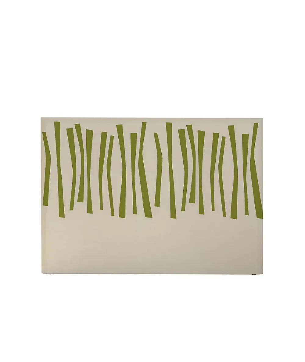 Bellecour Tête de lit déhoussable Palissade 140x110 cm Coloris Vert* Tête De Lit