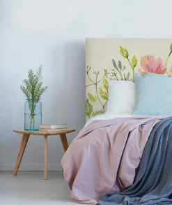 Tête de lit déhoussable Roseraie 180x110 cm><noscript><img width=