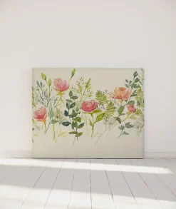 Tête de lit déhoussable Roseraie 140x110 cm><noscript><img width=